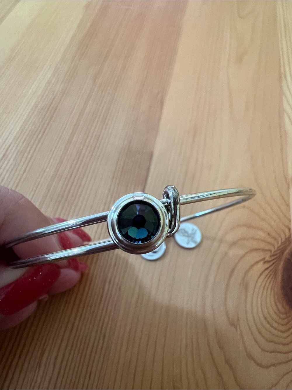 Alex and Ani Blue Stone Bracelet